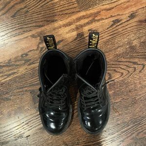 Dr Marten girls combat boot